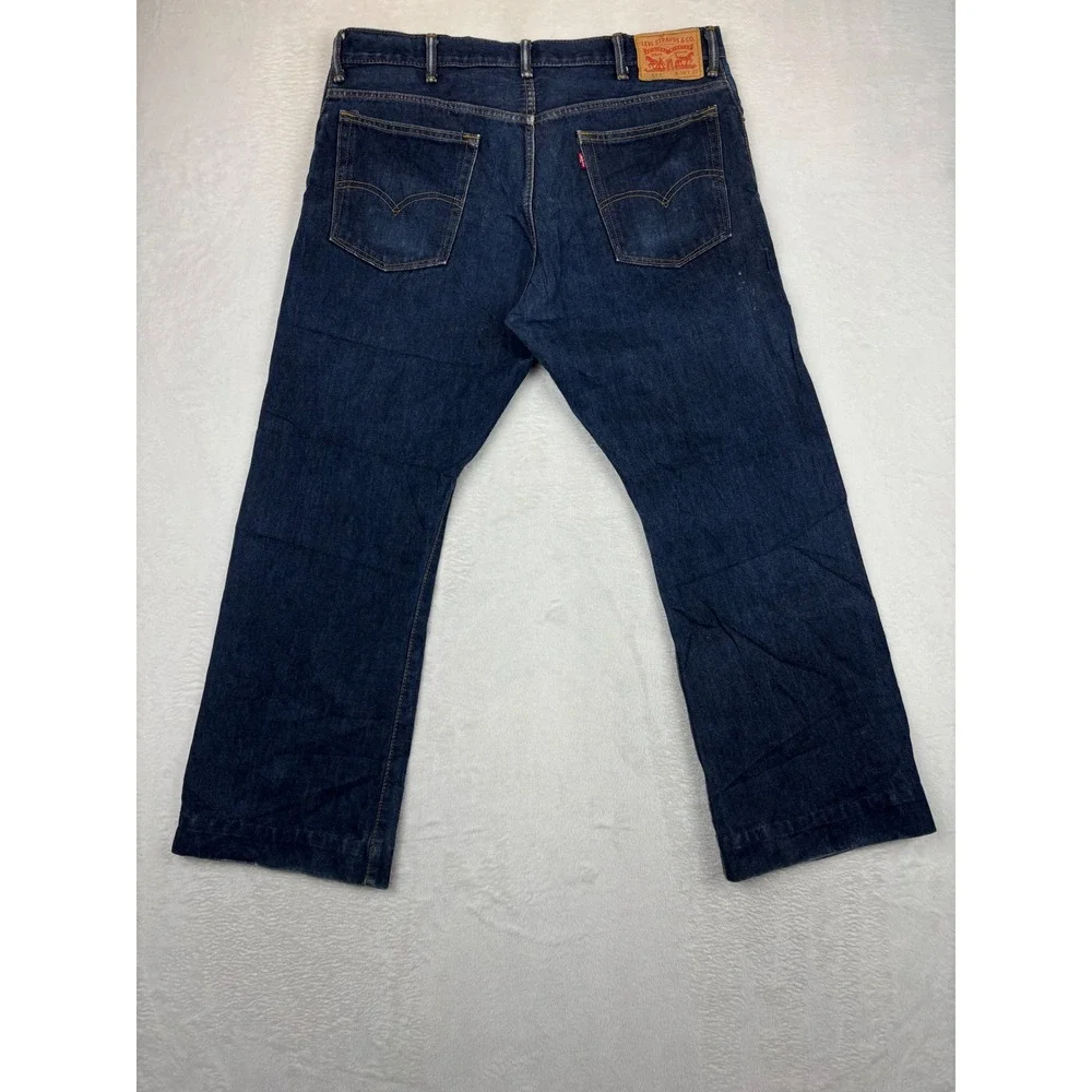 Levis 517 Men's 38x30 Western Bootcut Dark Wash Vintage Look Denim Jeans